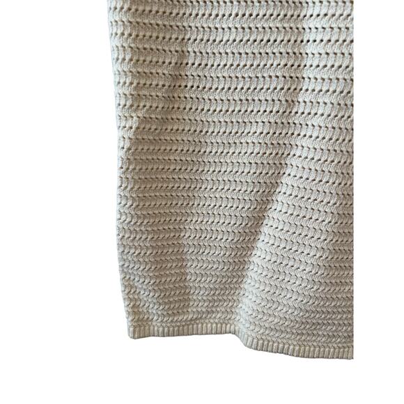 House of Harlow 1960 Revolve Crochet Midi Skirt Cream L - Picture 3 of 6